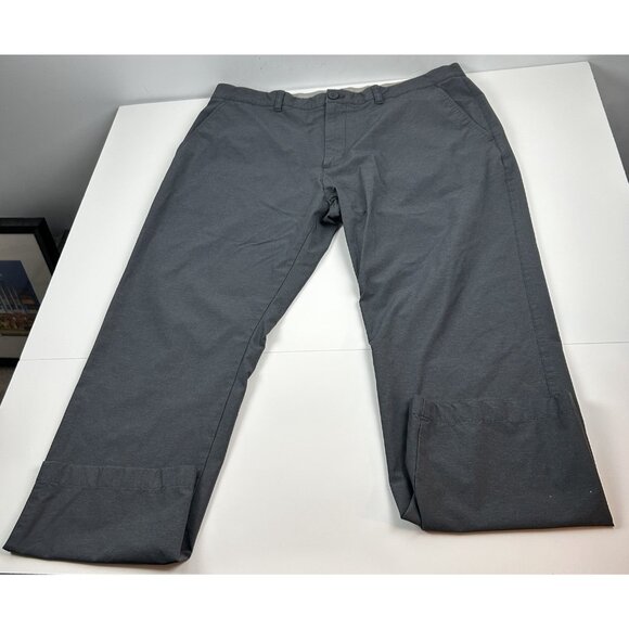 Johnston & Murphy XC4 Pants Men 38x30  Grey Comfort Performance Golf - Picture 13 of 14